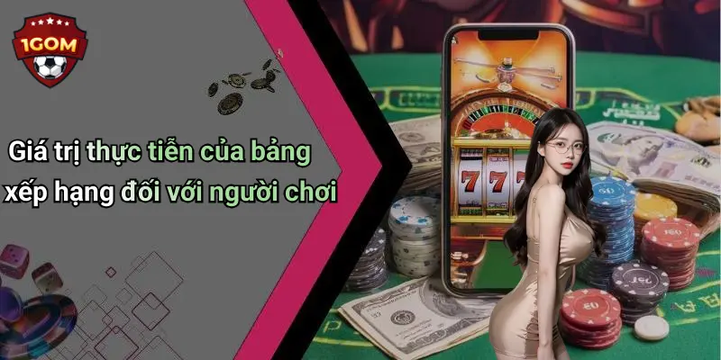 Giá trị thực tiễn của bảng xếp hạng đối với người chơi