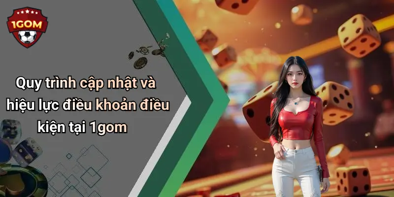 Quy trình cập nhật và hiệu lực điều khoản điều kiện tại 1gom