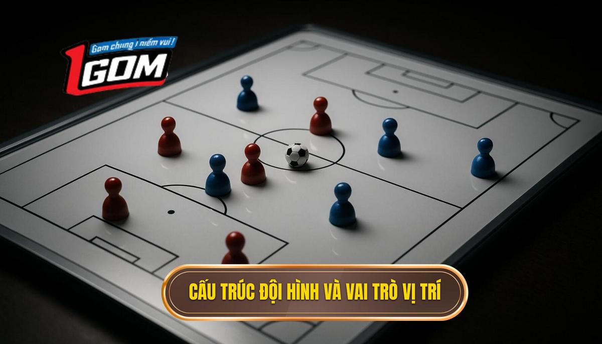 Cấu trúc đội hình và vai trò của các vị trí trên sân
