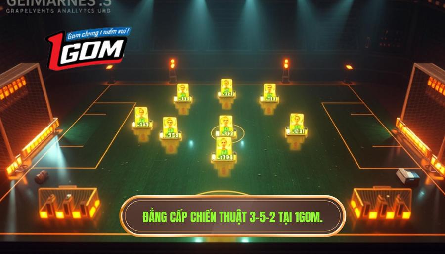 Chiến thuật bóng đá 3-5-2 tấn công